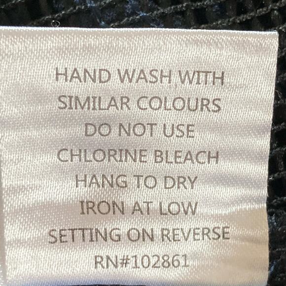 Dor Dor Couture Black Eyelet Blue Velvet Mesh Babydoll Top SM Whimsygoth Fairy - Picture 9 of 10